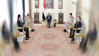 الرئيس السيسي يستقبل وزير دفاع اليمن ويؤكد مساندة مصر جهود التوصل لحل سياسي