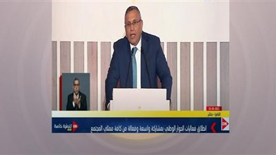 د. عبدالسند يمامة يدعو لإرسال مخرجات الحوار الوطني لمجلسي النواب والشيوخ.. فيديو