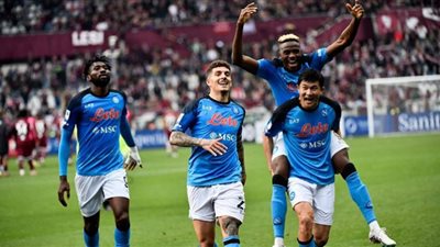 تشكيل نابولي المتوقع أمام أودينيزي في ليلة التتويج المرتقبة