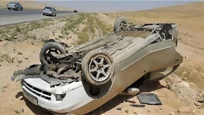 انقلاب سيارة ملاكي وإصابة 6 أشخاص على طريق إسكندرية الصحراوي