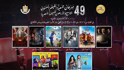 افتتاح فعاليات مهرجان جمعية الفيلم للسينما المصرية بالـ