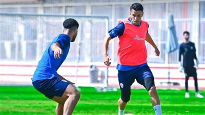 فقرة خططية للاعبي الزمالك في مران اليوم