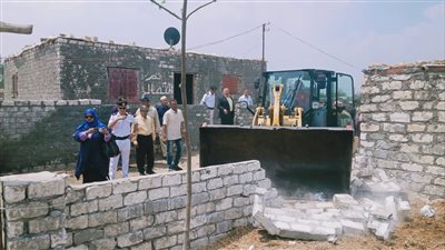 إزالة 23 حالة تعدٍ على الأراضي بالإسماعيلية 