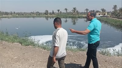 مياه الفيوم تتابع محطات معالجة الصرف الصحي 