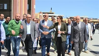 نائب محافظ البحيرة تتفقد مشروع ميناء الصيد برشيد 