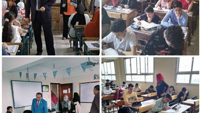 انتظام سير امتحانات الفصل الدراسي الثانى بالبحيرة