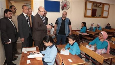 بني سويف يتابع تأدية 70 ألف طالب امتحانات العلوم للصف السادس الابتدائي 
