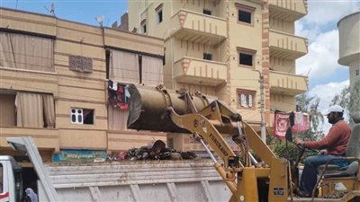 رفع 2219 طن قمامة في كفرالشيخ
