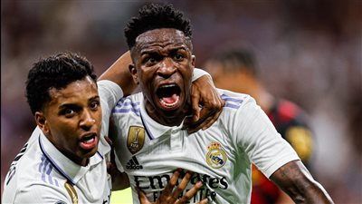 ريال مدريد ينهي الشوط الأول متقدمًا على مانشستر سيتي بهدف فينيسيوس 