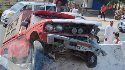سيارات الأجرة المتهالكة فخ الأرواح بالفيوم 