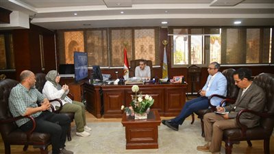 محافظ الغربية يناقش موقف المتغيرات المكانية وإزالة التعديات 