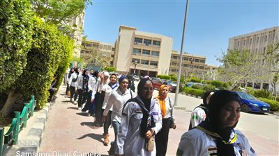 افتتاح دورة الدراسة الأولية لطالبات الجوالة بجامعة الزقازيق