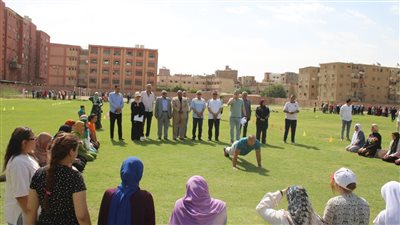 وكيل تعليم  بنى سويف يتابع ختام فعاليات التدريب الذهني والبدني للمعلمين الناجحين في   مسابقة 30 ألف معلم