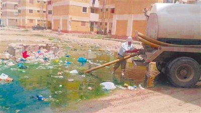 «الأجينة» تحت حصار مياه الصرف والرصف