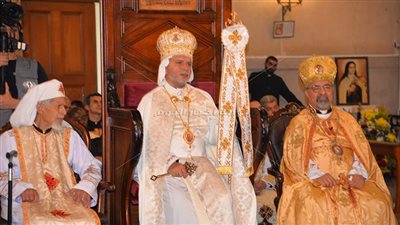 ترسيم الأنبا بولا شقيق مطرانا لإيبارشية الكاثوليك بالإسماعيلية