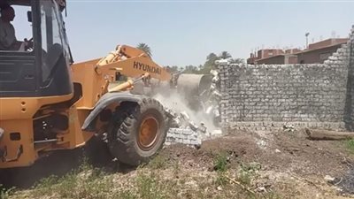 إزالة 260 حالة تعد ضمن أعمال الموجة الـ21 ببنى سويف