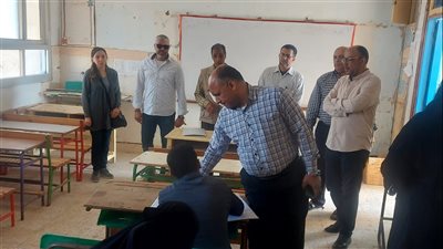 مدير تعليم القليوبية تتابع انتظام امتحانات الثانوية العامة 
