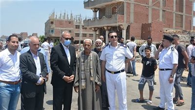 محافظ القليوبية يُتابع إزالة حالات متعارضة مع الطريق الحر بنها- المنصورة 