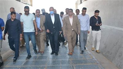 محافظ القليوبية يتفقد مجمع صوامع عرب العليقات بمدينة الخانكة  