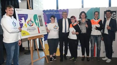 إصدار طابع بريد خاص بالألعاب العالمية للأولمبياد الخاص برلين 2023 