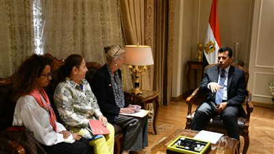 وزير الشباب والرياضة يستقبل ممثل صندوق الأمم المتحدة لبحث أوجه التعاون المشترك