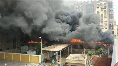 نقل نزلاء دار عبلة الكحلاوي للمستشفى إثر نشوب حريق بالدور الأرضي