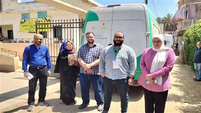 تقديم الخدمات الطبية لـ1526 بقافلة حياة كريمة في كفر الشيخ 