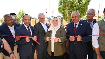 القباج تفتتح مركز تدريب وتنمية الموارد البشرية بالمنيا الجديدة 
