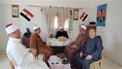رئيس أزهر مطروح يتفقد إدارة وعظ الحمام ولجنة الفتوى