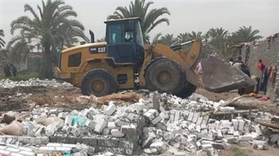 إزالة 293 حالة تعدٍ على أراضي أملاك الدولة بالفيوم 