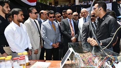 وزير الشباب يشارك في أكبر مسابقة هندسية على مستوى الجامعات المصرية