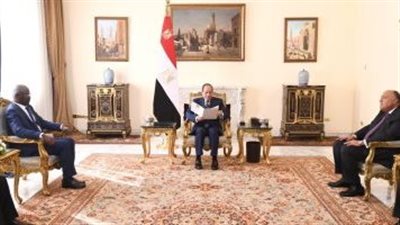 الرئيس السيسي يستقبل وزير الشئون الخارجية والتعاون الموريتاني