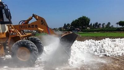 إزالة 65 حالة تعدٍ على مساحة 88 فدانًا بالشرقية