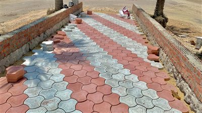 رصف مصيف بلطيم بكفر الشيخ بالانترلوك 