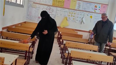 تعقيم 388 لجنة لاستقبال الطلاب لأداء امتحانات الإعدادية بكفر الشيخ