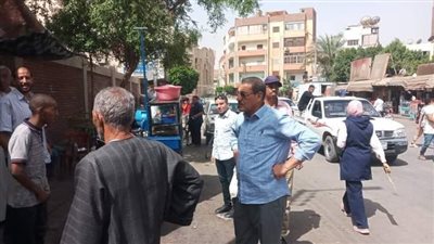 حملة مكبرة لرفع الإشغالات والقمامة بشوارع نجع حمادي 