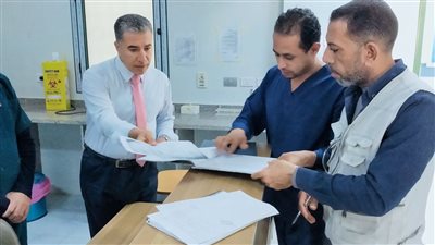 وكيل صحة مطروح يتفقد الوحدة الصحية بأم الرخم  