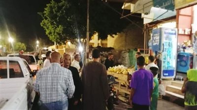 إزالة الإشغالات والتعديات على الطريق العام بشوارع دشنا