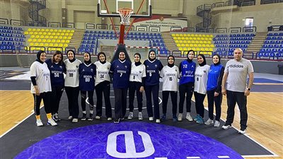 فوز طالبات فريق كرة السلة في جامعة كفر الشيخ بالميدالية الفضية 