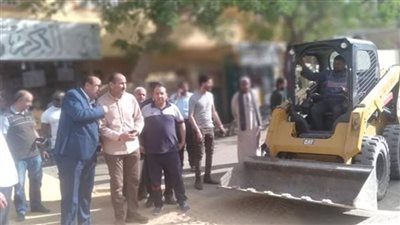 سكرتير بني سويف يشرف على إجراءات هبوط جزئي بسمسطا