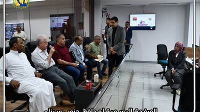 محافظ جنوب سيناء يتفقد مجلس مدينة شرم الشيخ الجديد