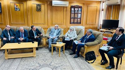 فريق الهيئة القومية لضمان جودة التعليم يتفقد مرافق كلية آداب كفرالشيخ