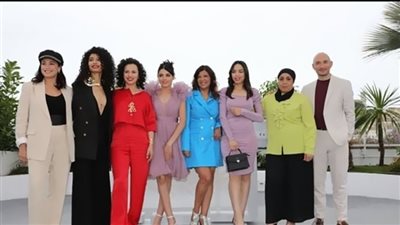 هند صبري تخطف الأنظار في جلسة تصوير أبطال 