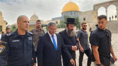 بن جفير يقتحم المسجد الأقصى.. لعب بالنار يدفع المنطقة إلى حرب دينية
