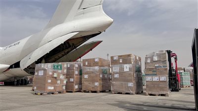 الطائرة الإغاثية السادسة من الجسر الجوي السعودي تصل بورتسودان