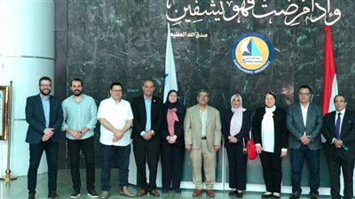 لجنة دعم البرنامج التكاملي في الطب( ٥+٢) تتفقد مرافق طب كفرالشيخ 