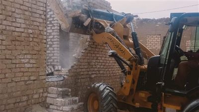 إزالة 61 حالة تعدٍ على الأراضي الزراعية وأملاك الدولة بالفيوم 