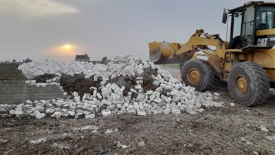 إزالة  ٩ مزارع سمكية على أراضى زراعية ببورسعيد
