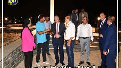 محافظ جنوب سيناء يبحث إقامة عدة فعاليات فنية بالحديقة المركزية بشرم الشيخ