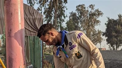 جوالة الجمايلة بأبو حماد تجمل مدخل وشوارع القرية